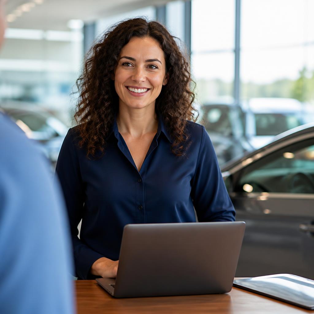 Dealership manager working with CloudLogic
