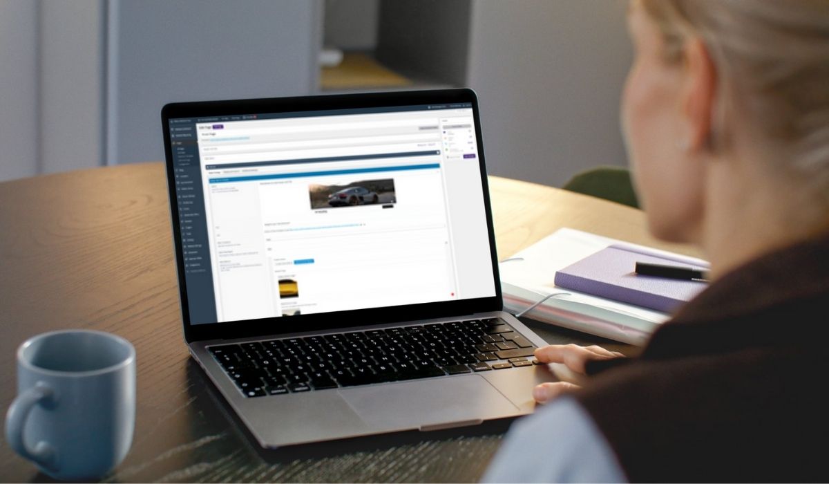 Radius page editor for dealership websites by Indiqator Solutions