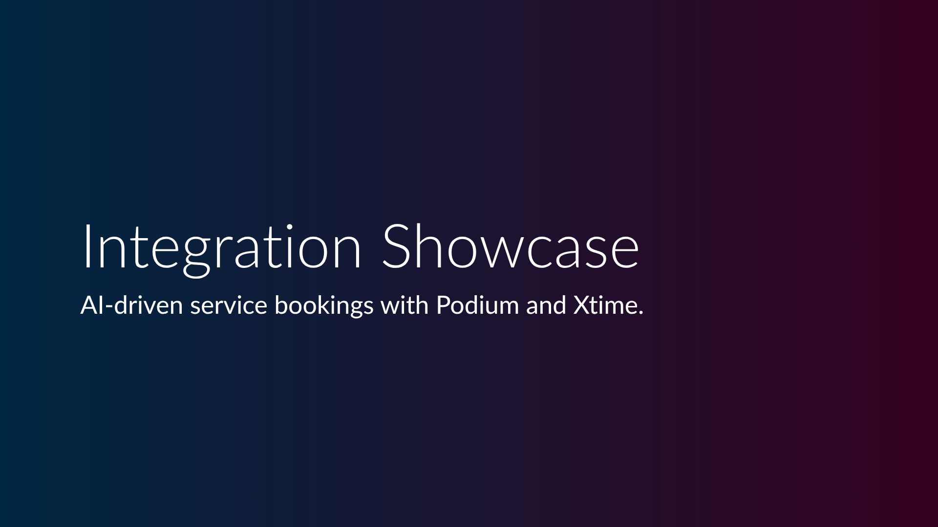 AI-driven Service Bookings: Podium + ServiceIQ